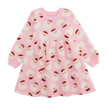 Santa Toddler Sweatshirt Dress