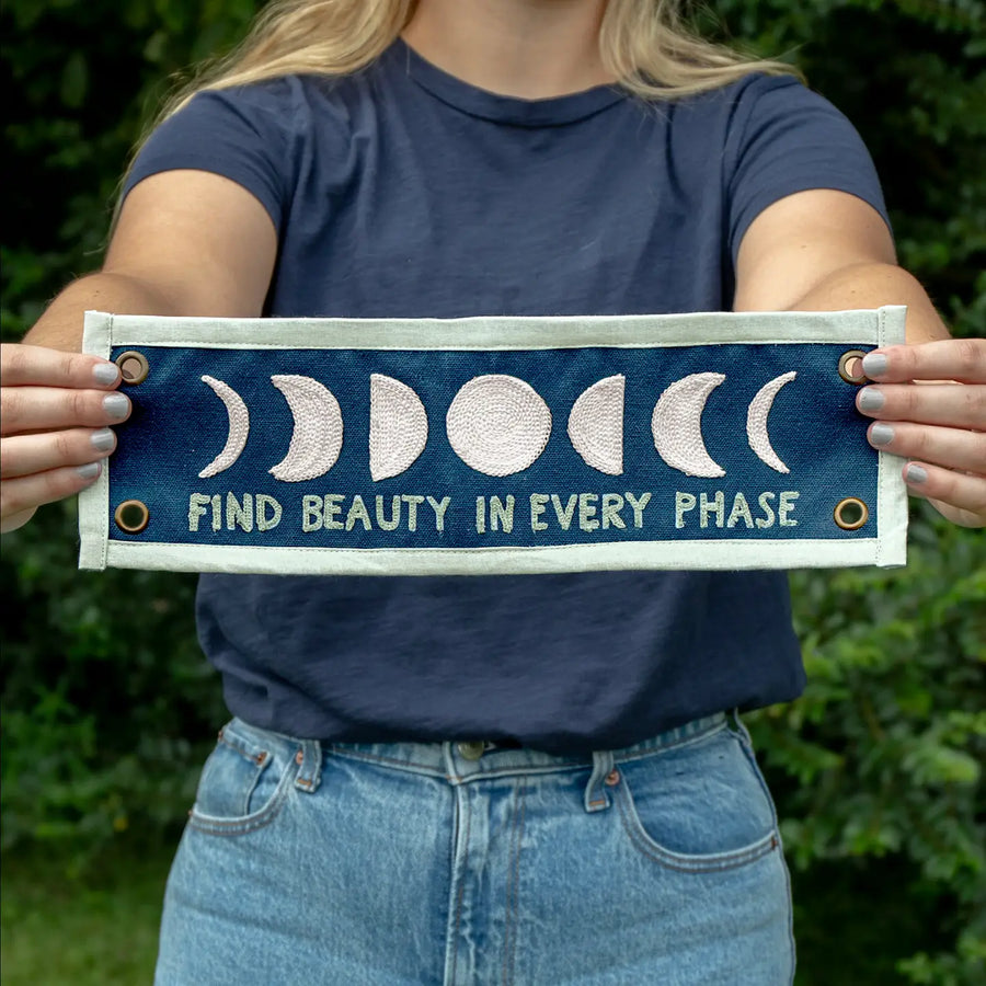 1Canoe2 | Find Beauty Embroidered Canvas Banner