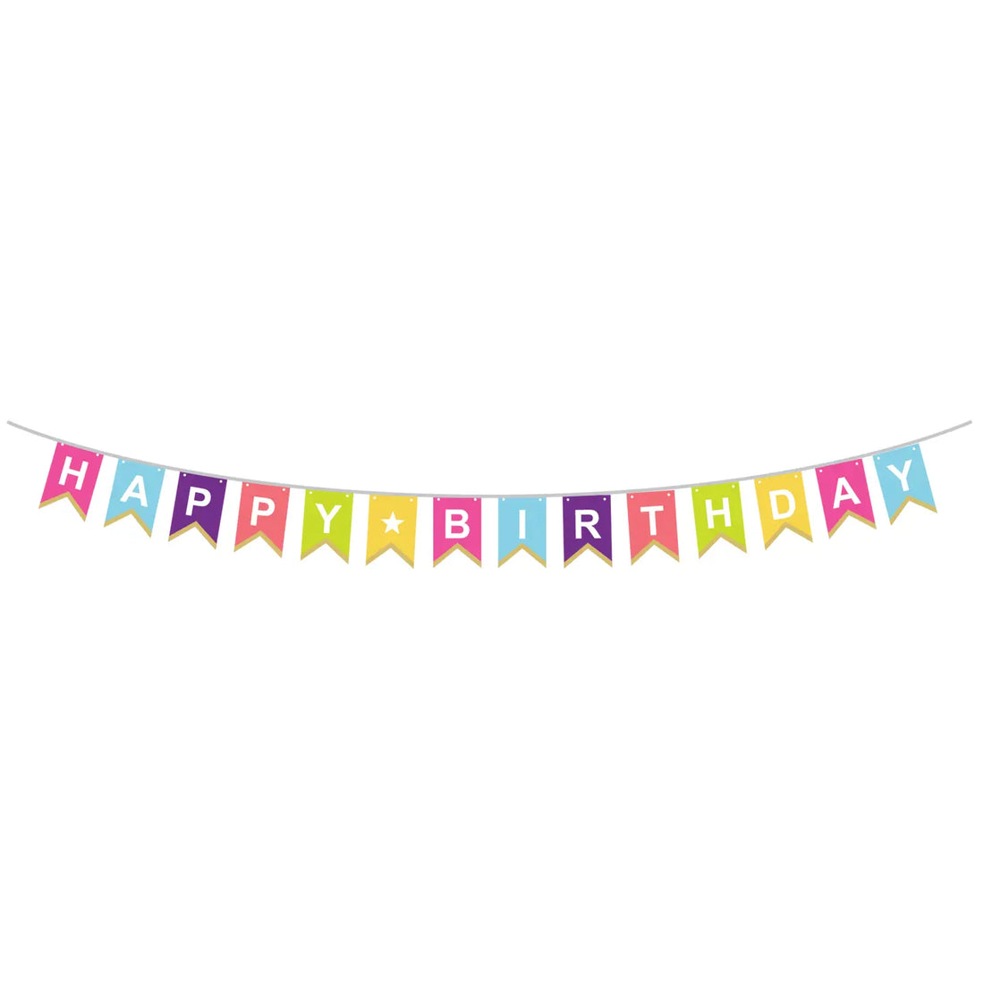 Bold and Bright Birthday Banner