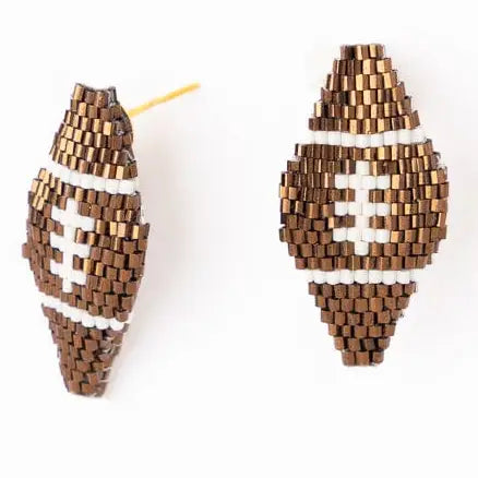 Game Day Luxe Football Earrings