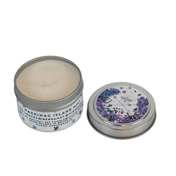 Mackinac Island Lilac 4oz Travel Candle