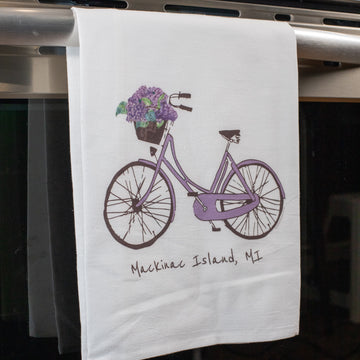 Mackinac Island Lavender Bike Towel