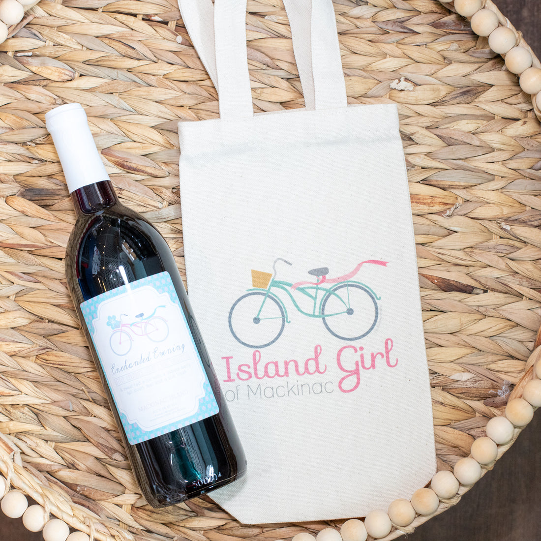 Island Girl Wine Bag