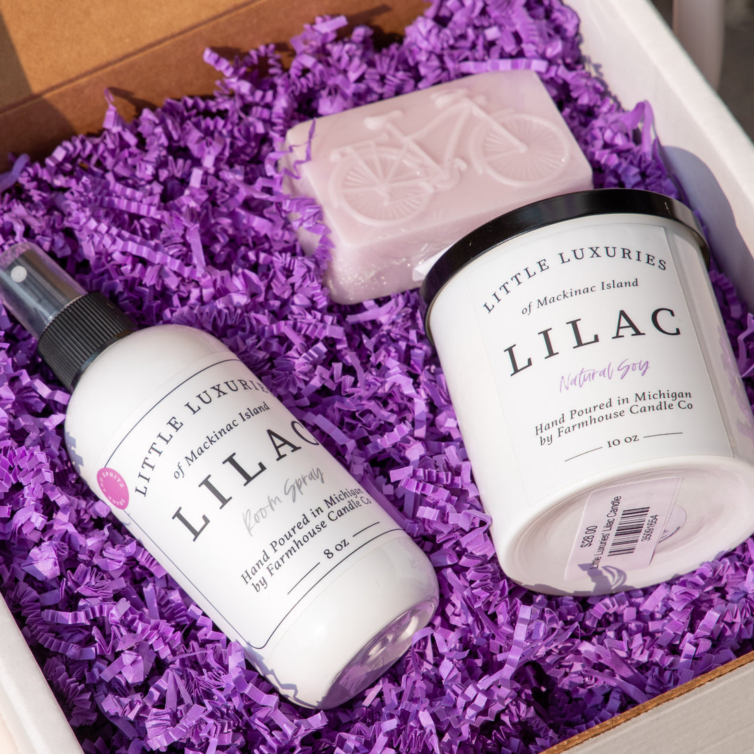 Lilac Bath & Body Box – Little Luxuries of Mackinac Island