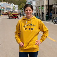 Mustard Mackinac Island Hooded Sweatshirt