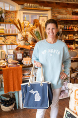 Petoskey Stone Rope Tote