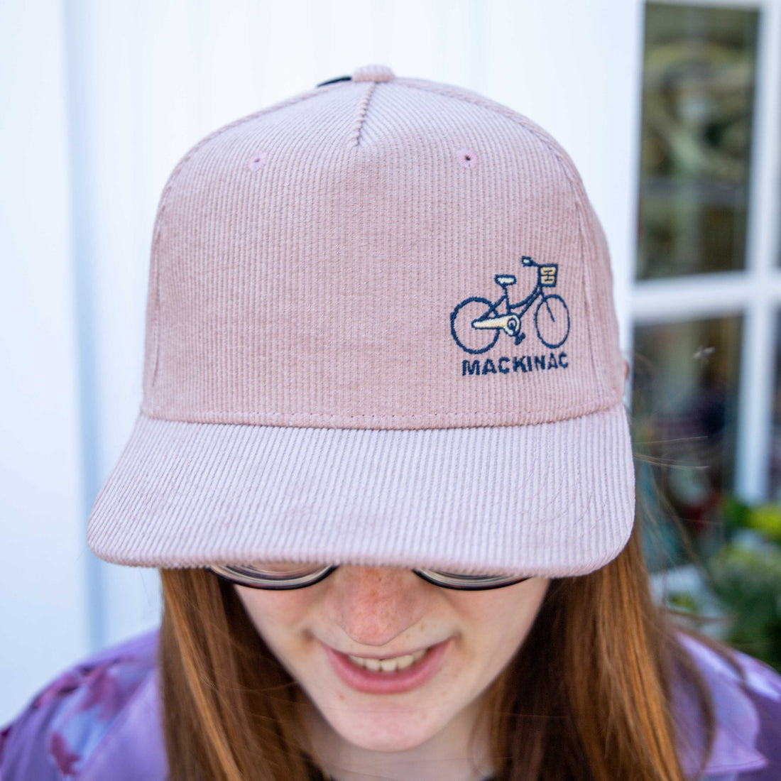 Dusty Rose Corduroy Roadie Trucker Hat