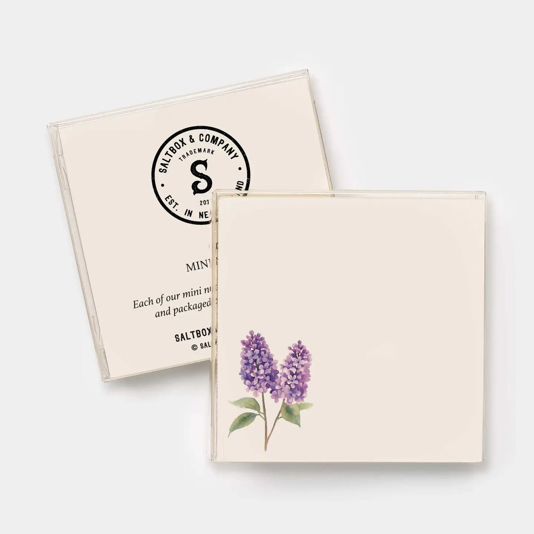 Purple Lilac Box of 50 Mini Notes