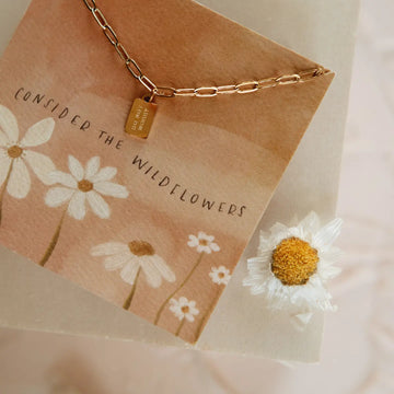 Do Not Worry Tag Necklace