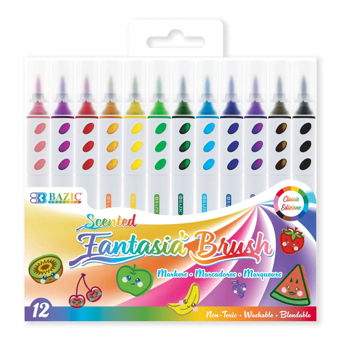 12 Colors Washable Markers