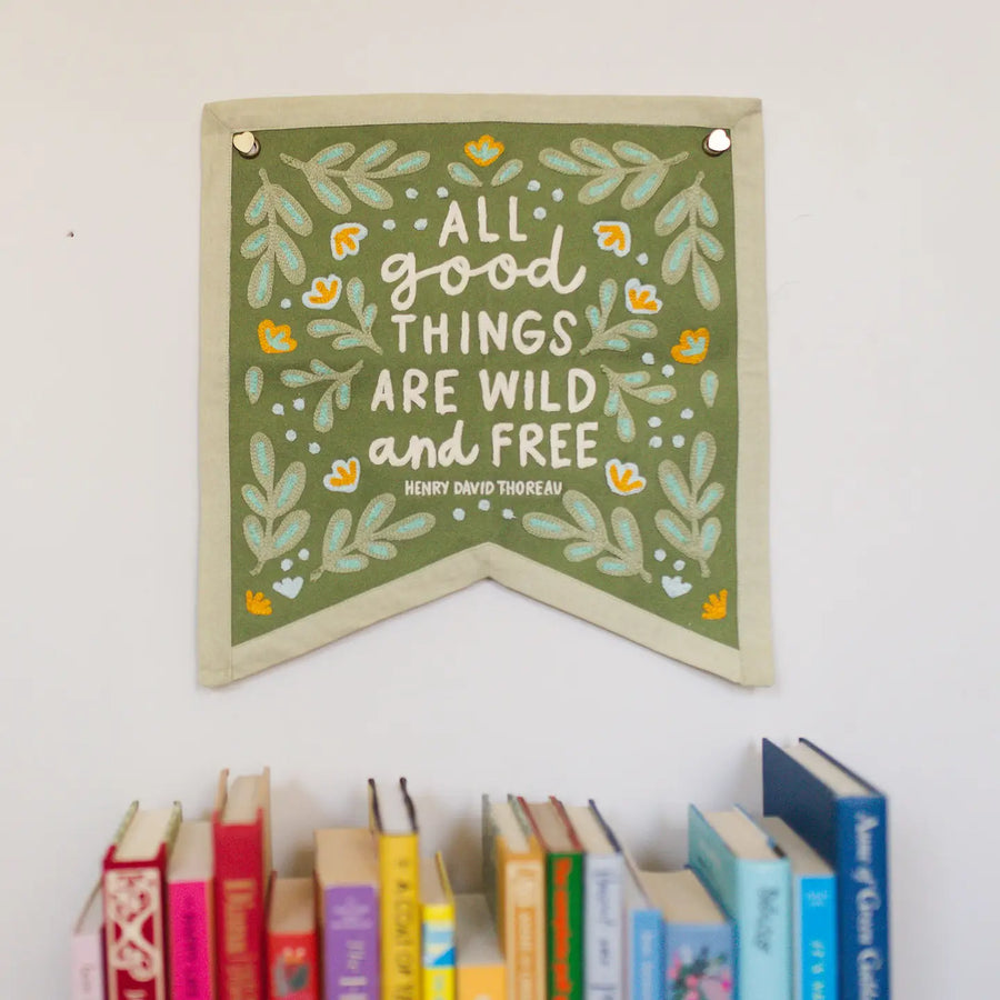 Wild & Free Canvas Banner