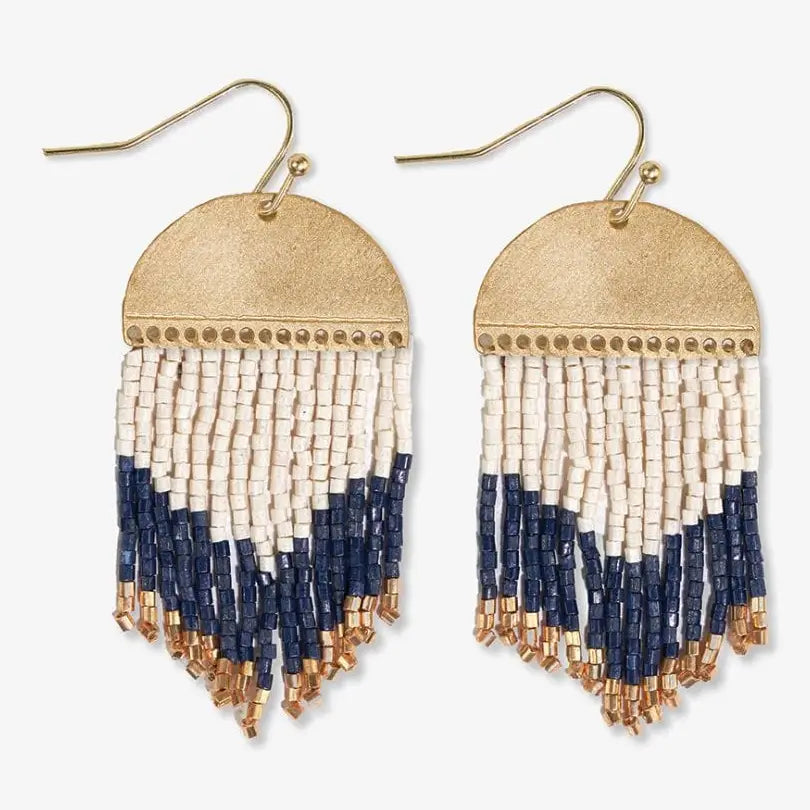 Navy Claudia Earrings