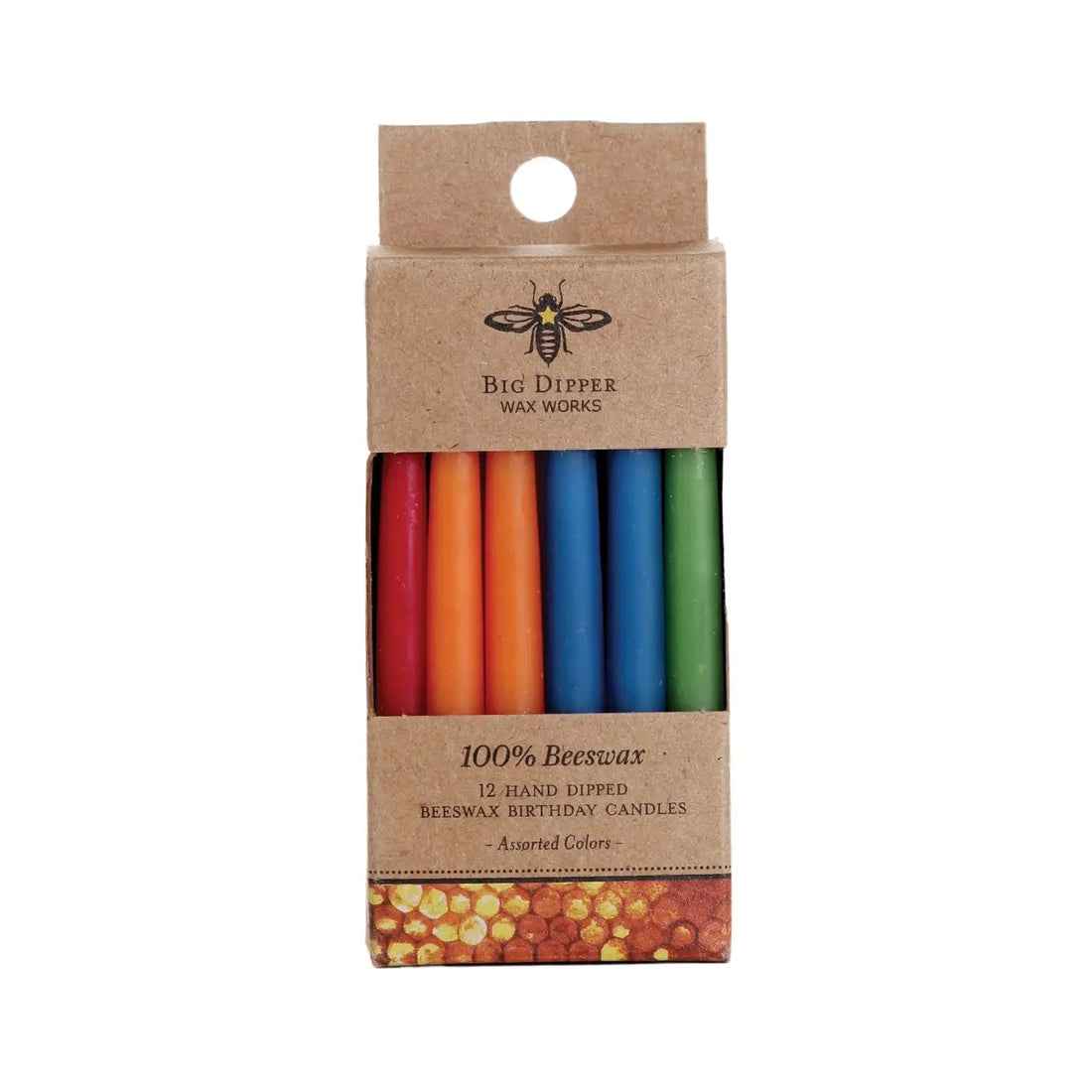 100% Beeswax Birthday Candles