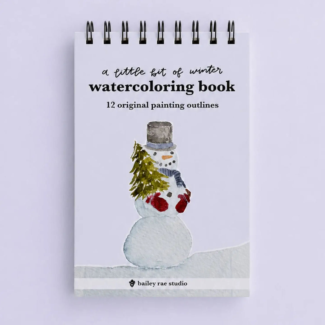A Little Bit of Winter- Mini Watercoloring Book