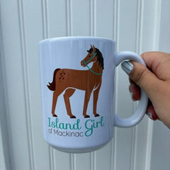 Horse Island Girl Mug