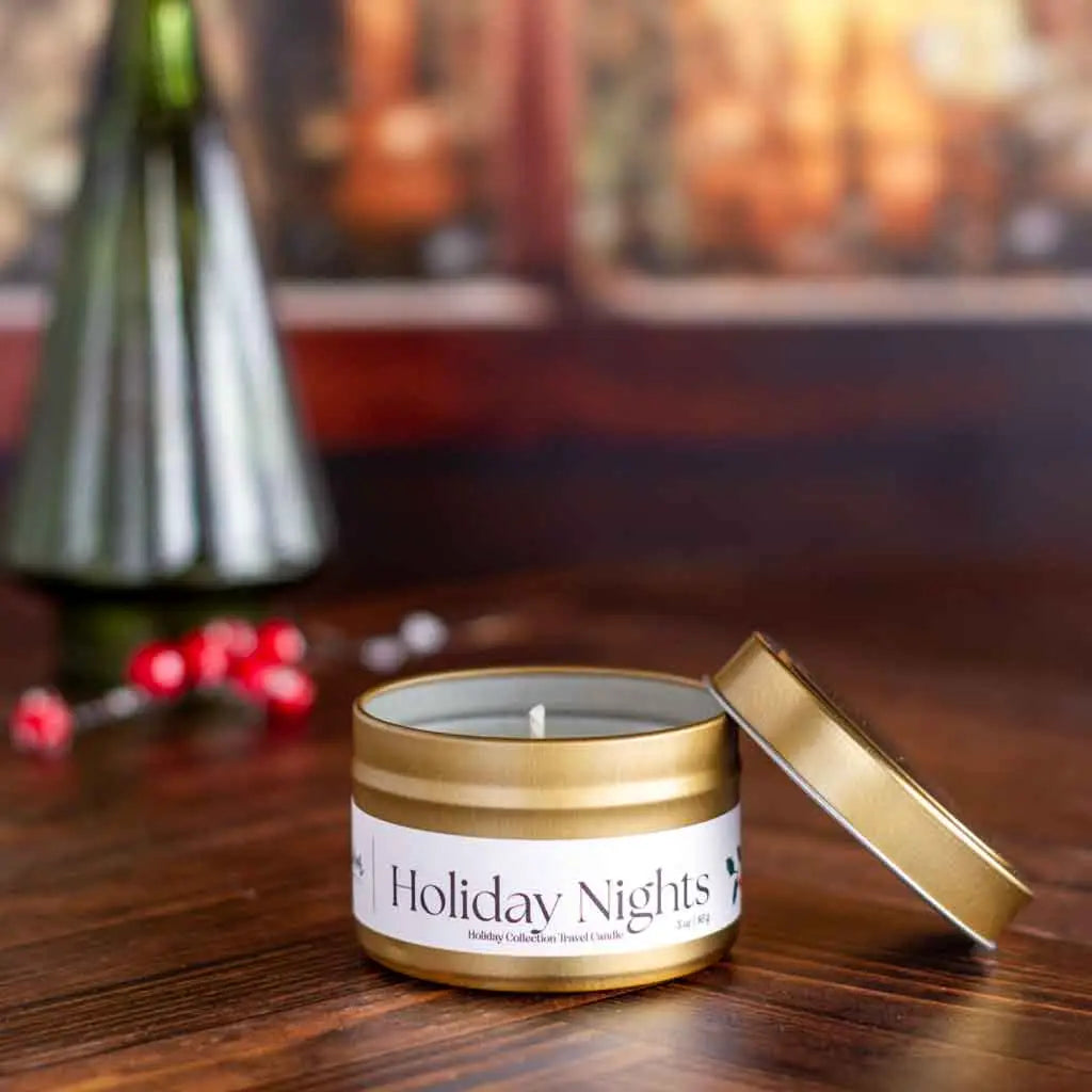 Holiday Nights 3 oz Travel Candle