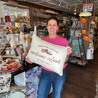 There's No Place Like Mackinac in the Fall Pillow