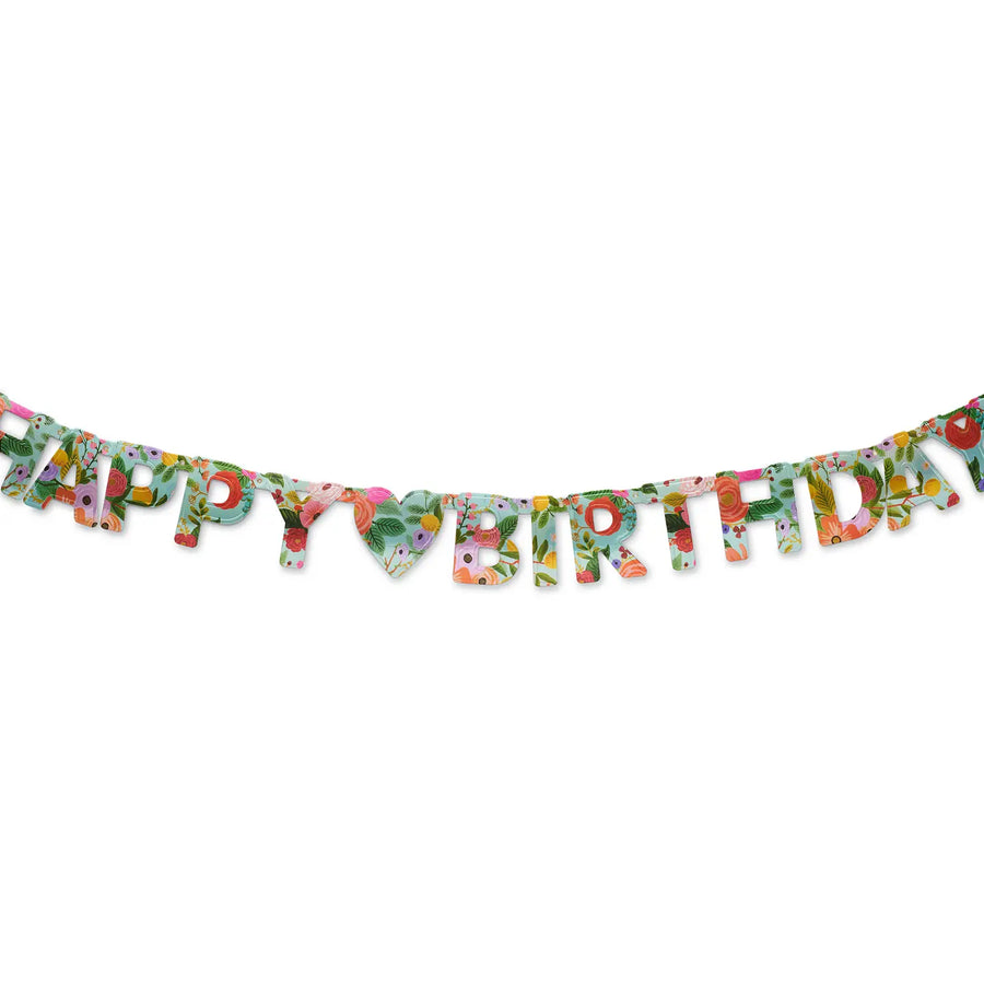 Rifle Paper Co. |  Garden Party Happy Birthday Banner