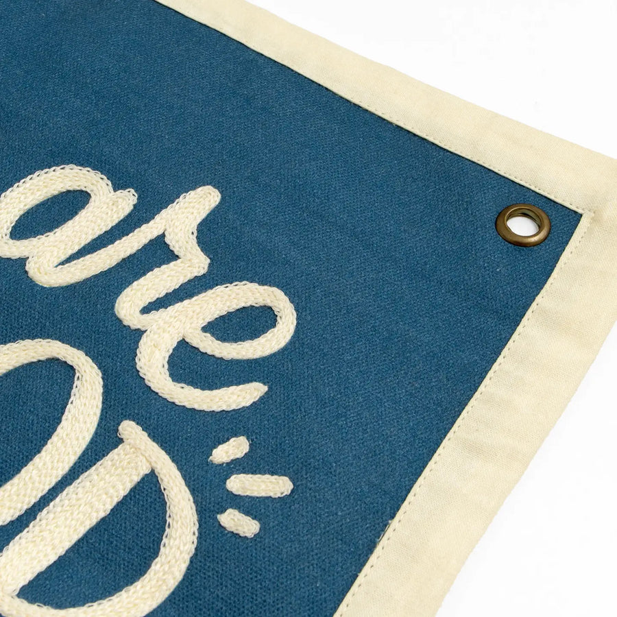 1Canoe2 | Good Old Days Embroidered Canvas Banner