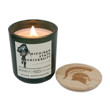 Michigan State University Luxury Glass Candle