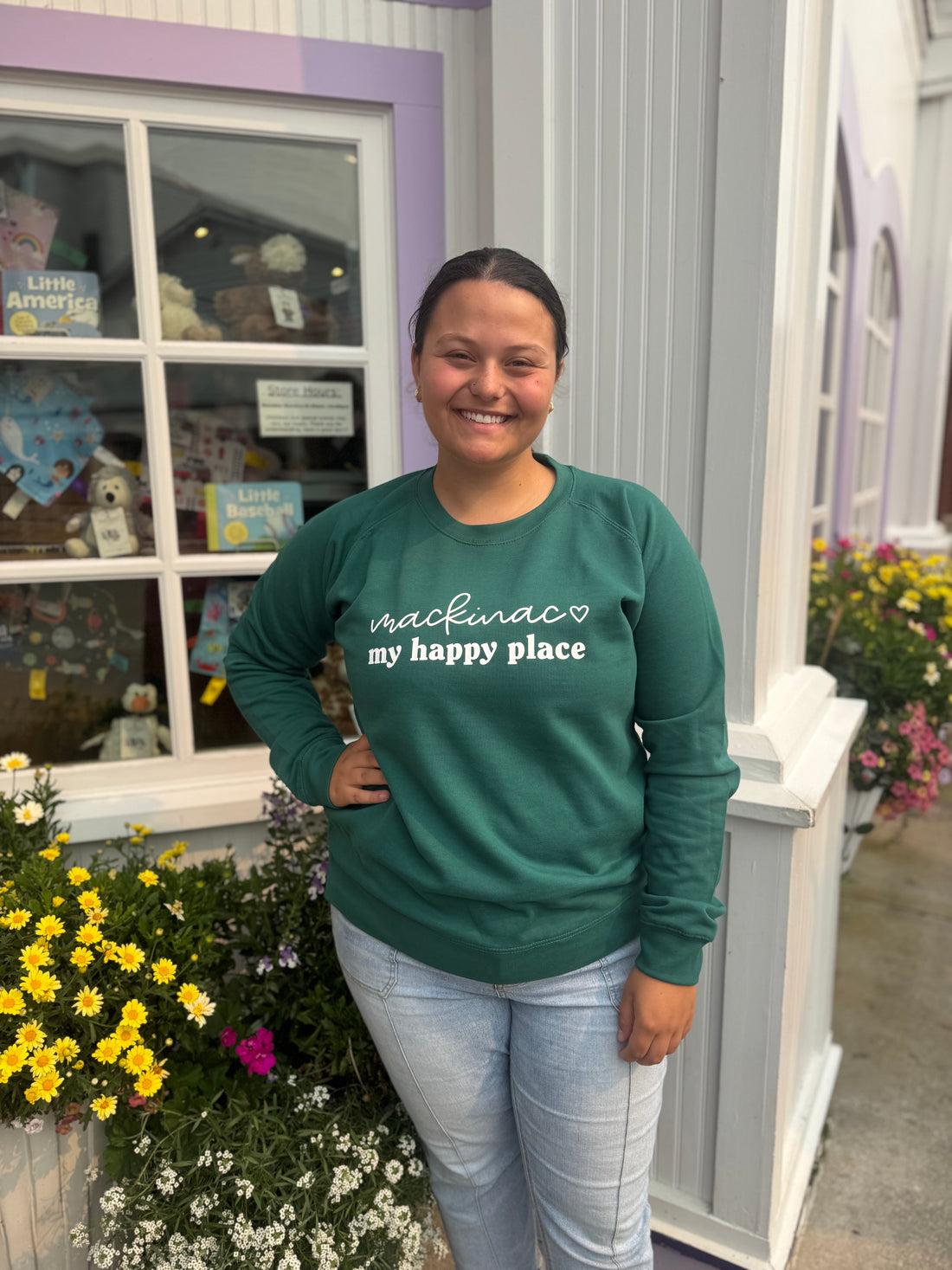 Mackinac My Happy Place Crewneck