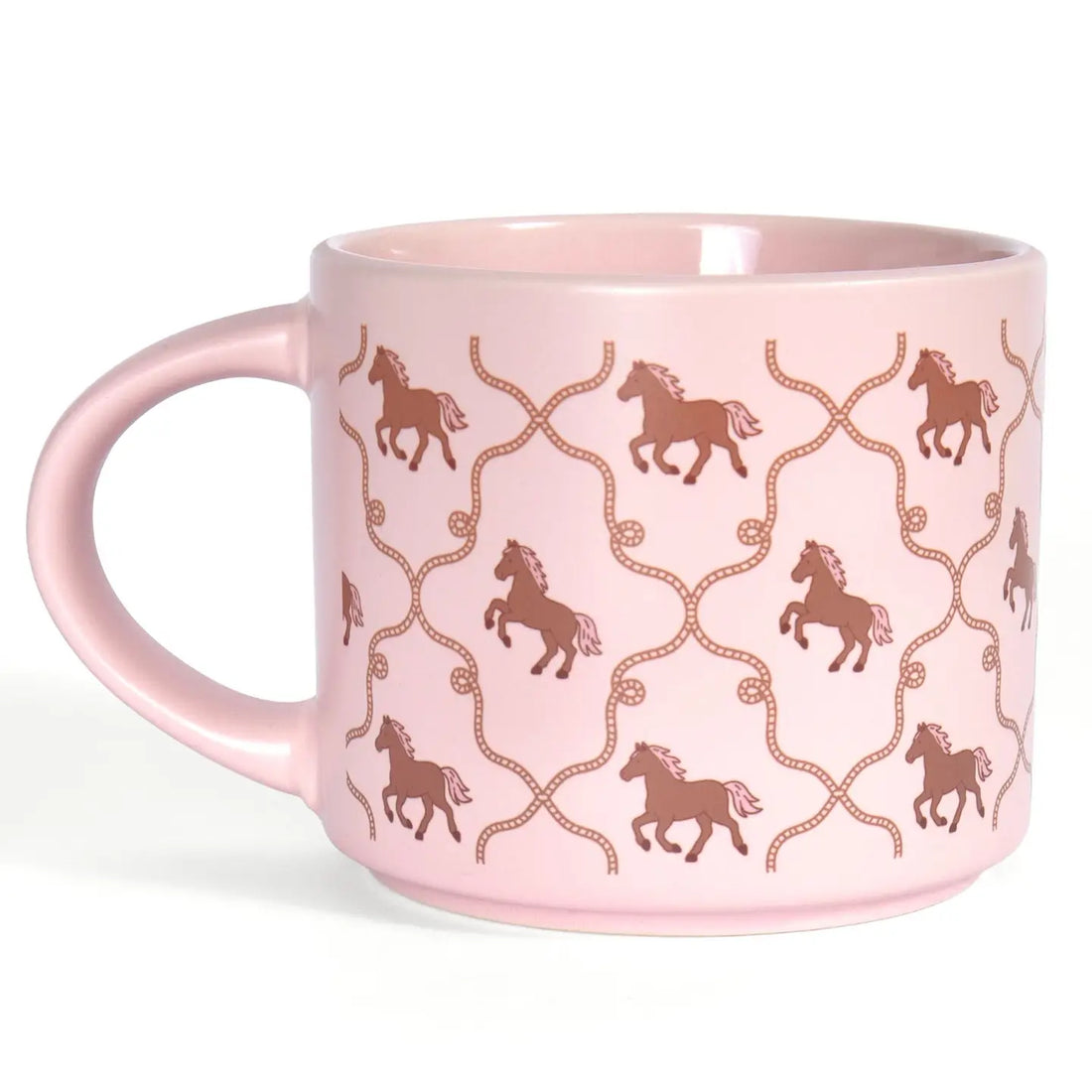 Horses & Rope Large Ceramic Mug