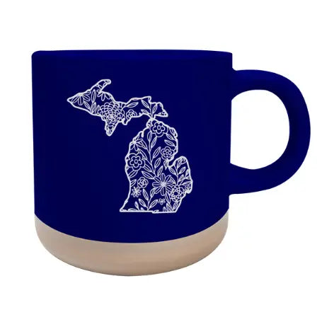 Michigan Floral Coffee Mug