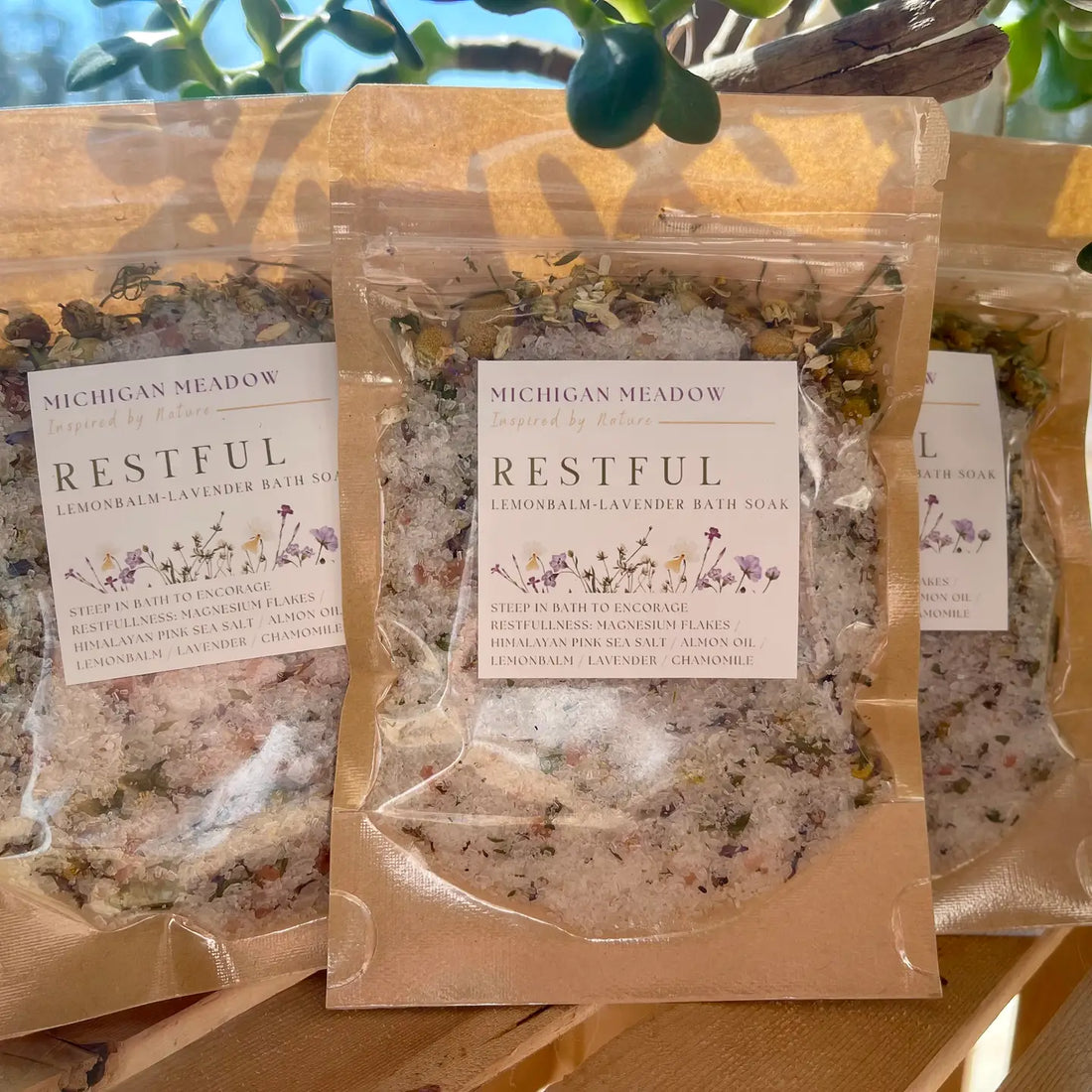 Restful - Lemonbalm & Lavender Sleep Bath Soak