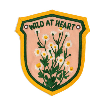 1Canoe2 | Wild At Heart Embroidered Canvas Banner