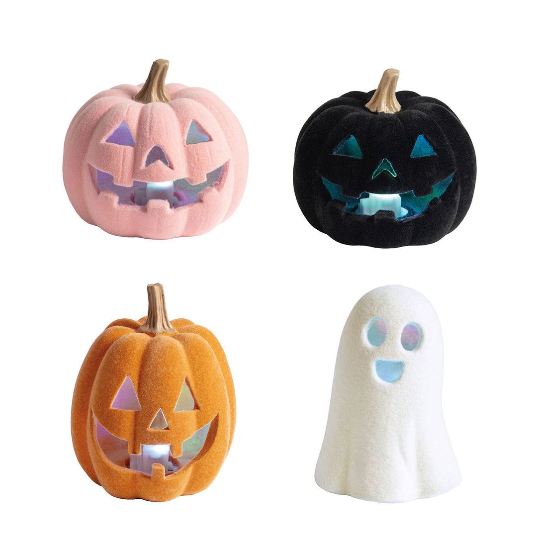 Light-Up Flocked Halloween Sitters