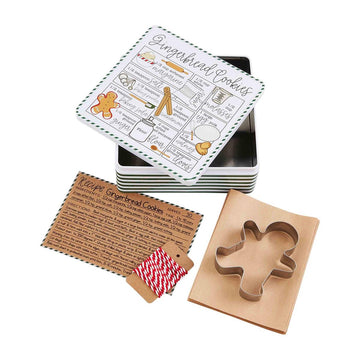 Gingerbread Recipe Tin Set