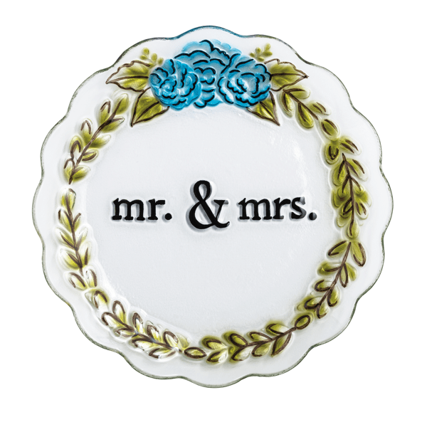 Mr. & Mrs. Flower Platter