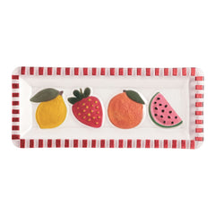 Fruit Fused Glass Plate