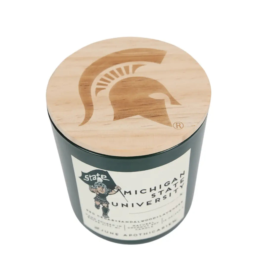 Michigan State University Luxury Glass Candle