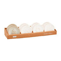 White Christmas Tidbit Plates