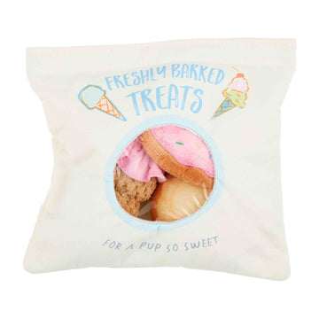 Fresh Treats Crinkle Bag Dog Toy Set