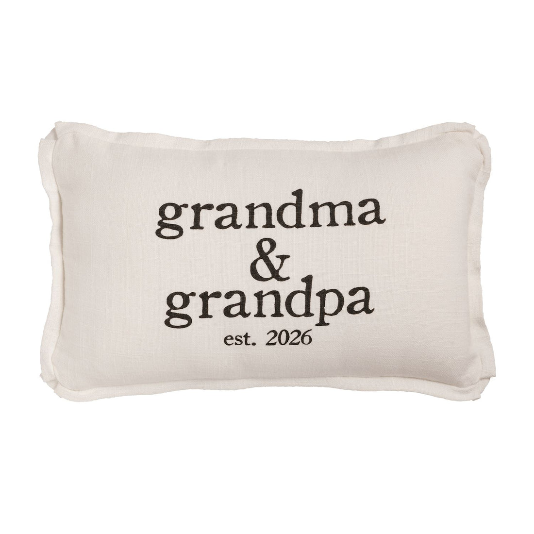 Grandparents EST. 2026 Pillow