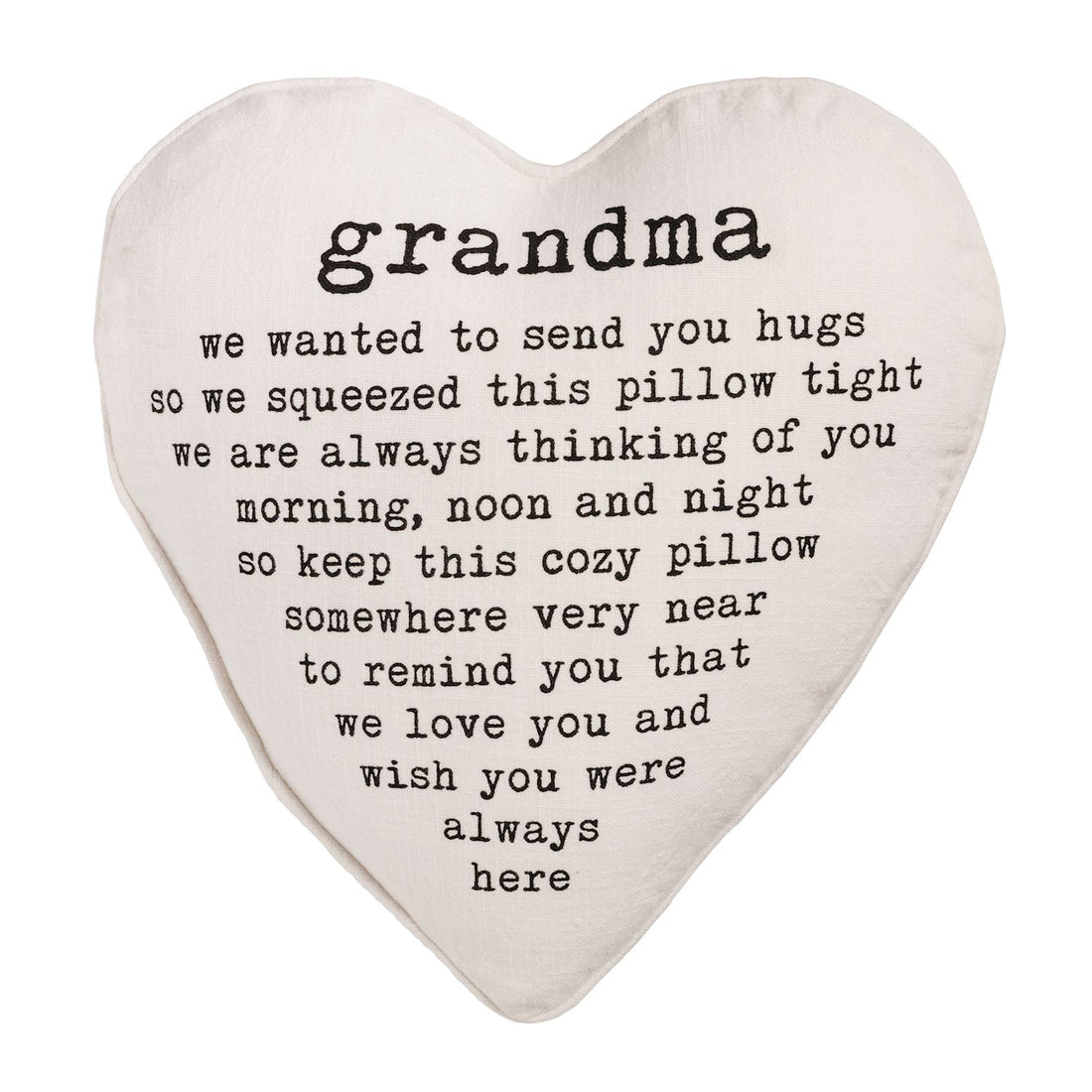 Grandma Heart Pillow