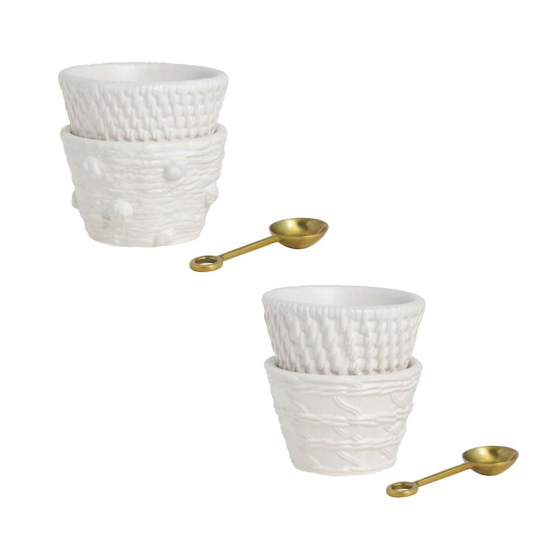 Woven Ceramic Tibit Set