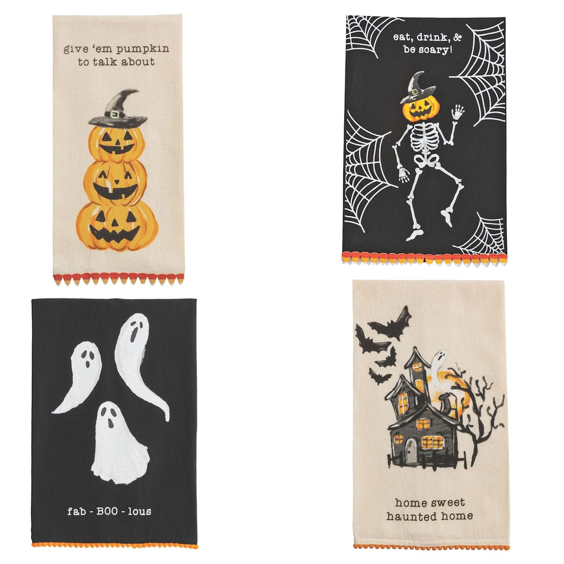 Halloween Trim Towels