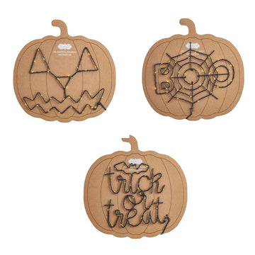 Light-Up Pumpkin Decorations
