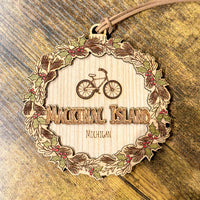 Wooden Mackinac Ornament | Red Cabin Studio