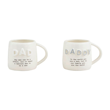 Dad Chunk Letter Mugs