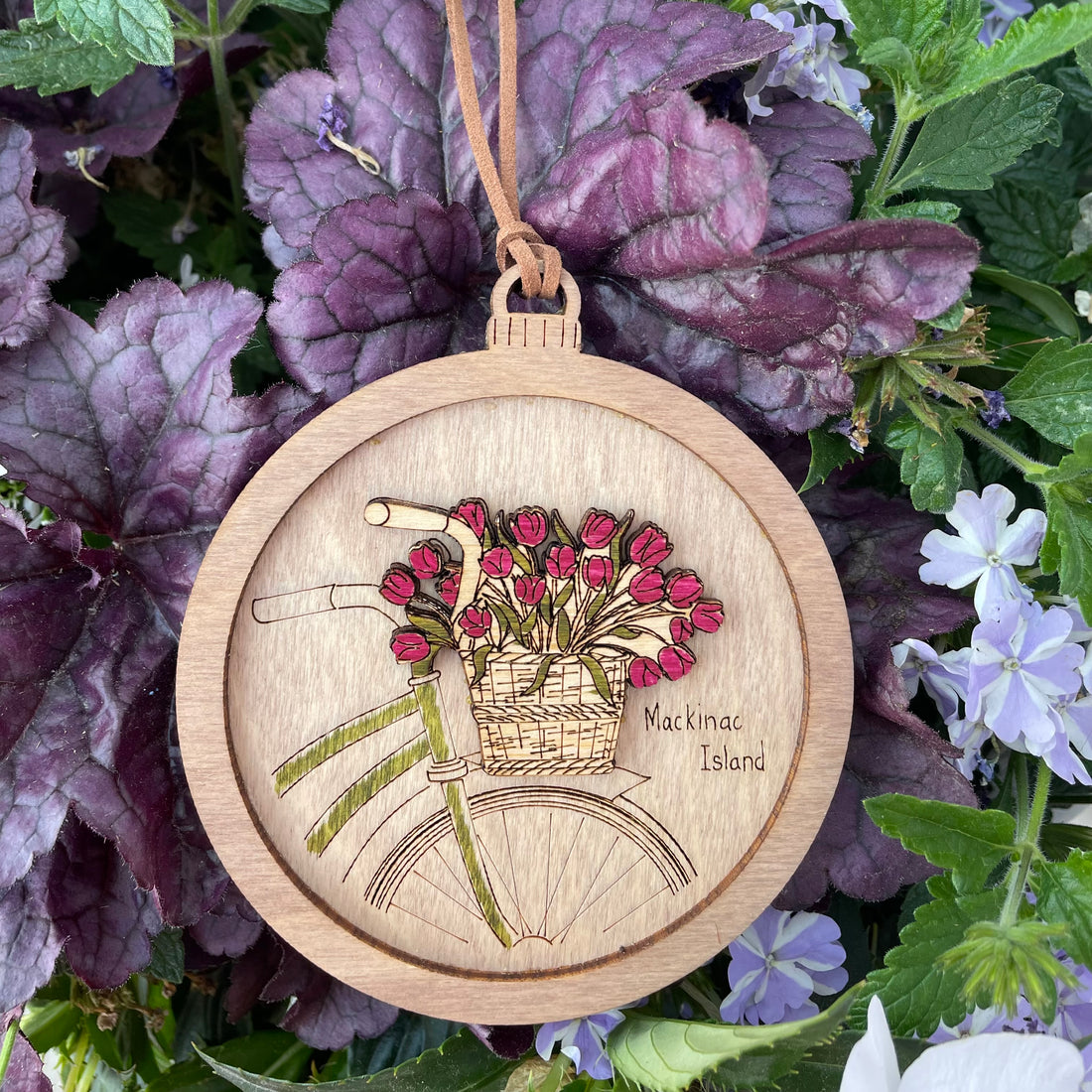 Wooden Mackinac Ornament | Red Cabin Studio