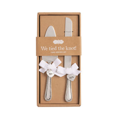 Mr. & Mrs. Charm Cake Server Set