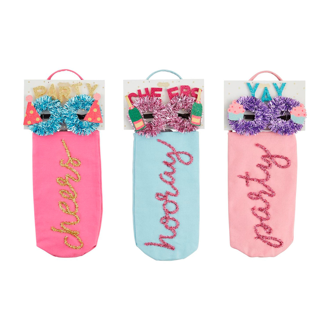 Birthday Wine Bag & Glasses Sets