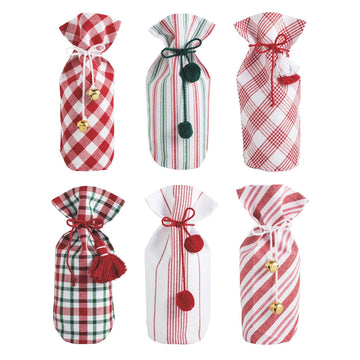 Christmas Cloth Wine Bag