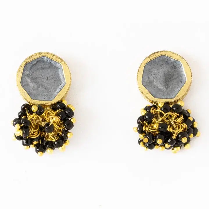 Silver Kimberly Enamel Earring