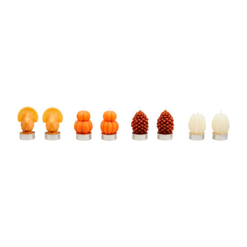 Fall Figural Tea Light Sets