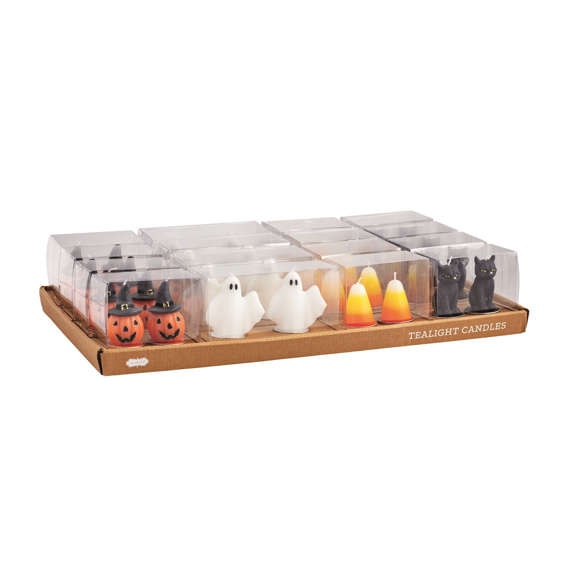 Figural Halloween Tea Light Sets-